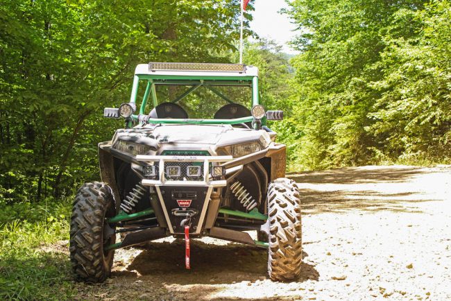 If you're riding the trails at WKE, keep an eye out for the GBC RZR and follow @gbcmotorsports on Instagram for a chance to get some free swag at the event!